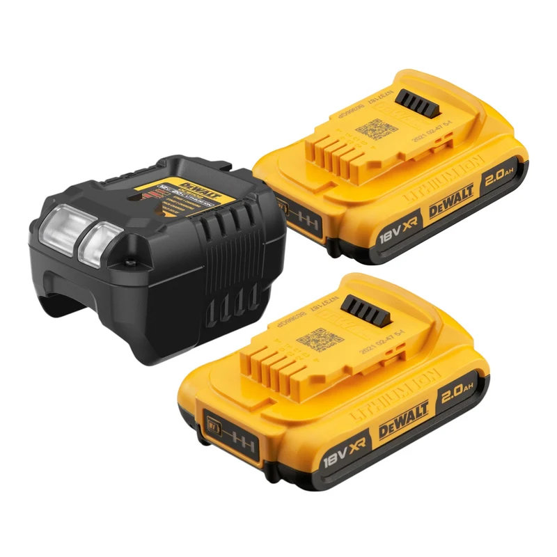 DeWalt DCV 100 D1 souffleur de feuilles 18 V + 2x batterie 2,0 Ah + chargeur