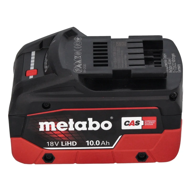 Metabo Kit de base - 4x Batteries Li-Power 18 V 10,0 Ah CAS Li-Ion (685143590) + Chargeur double DUO ASC 145 + metaBOX