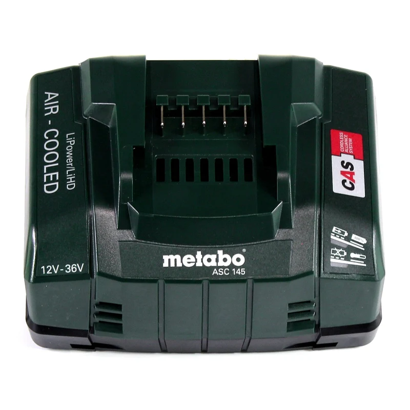 Metabo Basis Set LIHD + 2x Batteries 4,0 Ah + Chargeur + Coffret de transport Metaloc ( 685130000 )
