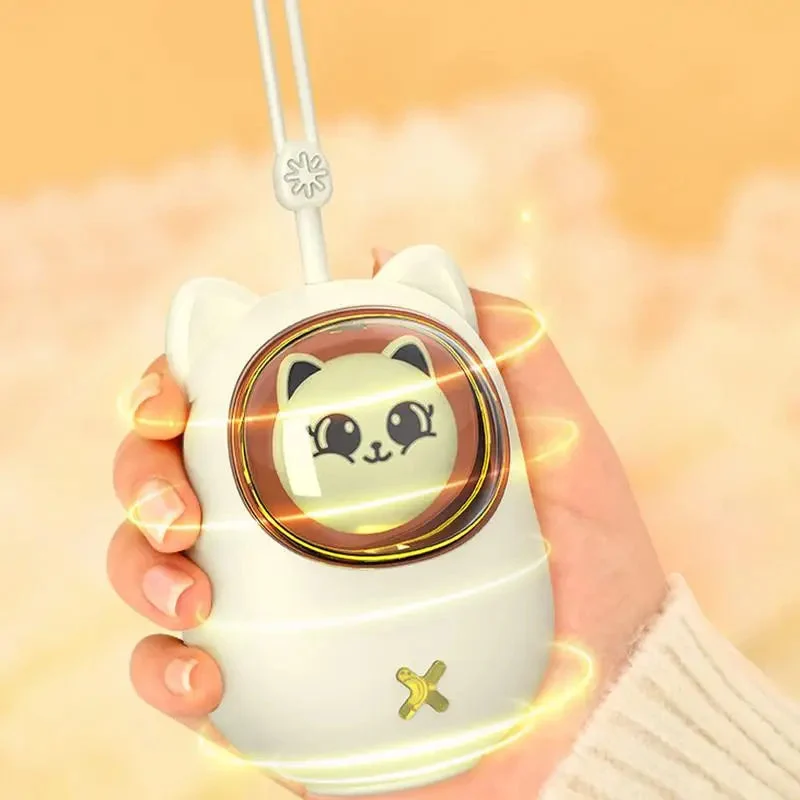 Cute Cat Mini Electric Hand Warmer Power Bank