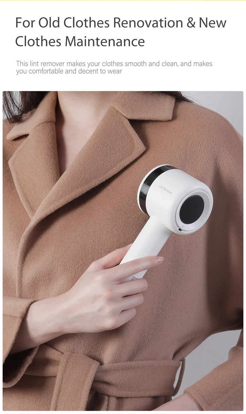 Rechargeable Easy Lint Remover Tool