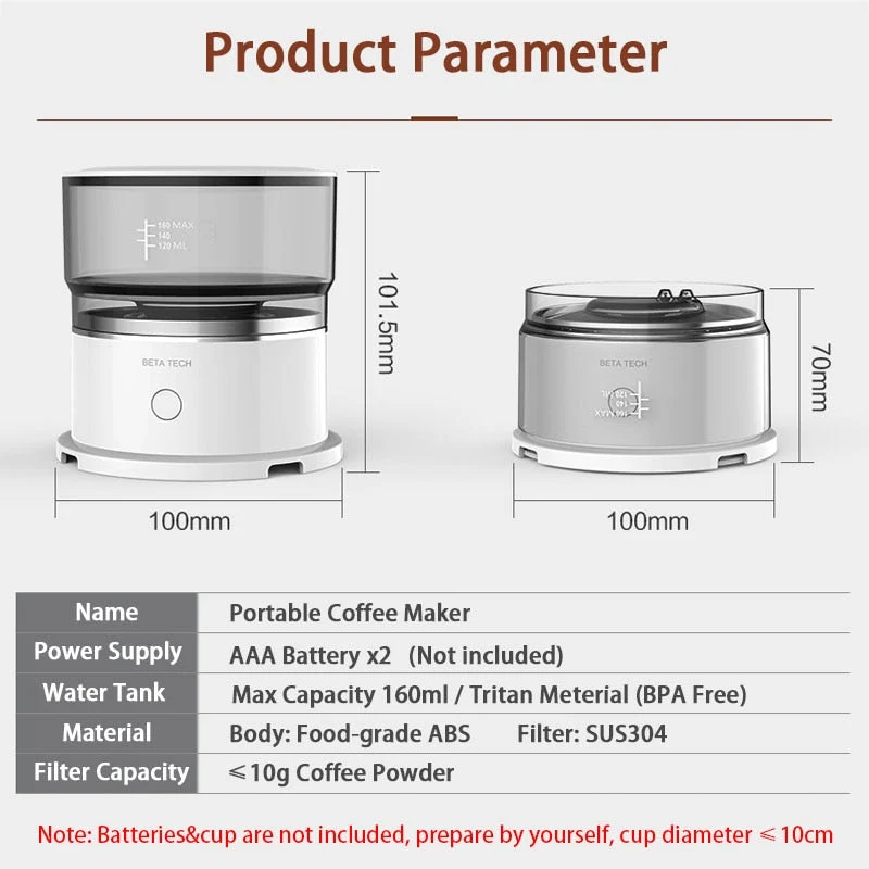 Smart Automatic Brewing Mini Coffee Maker
