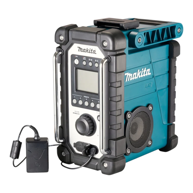 Makita DMR 116 RM Radio de chantier sans fil 14,4 - 18 V AM FM AUX + 2x batterie 4,0 Ah + chargeur