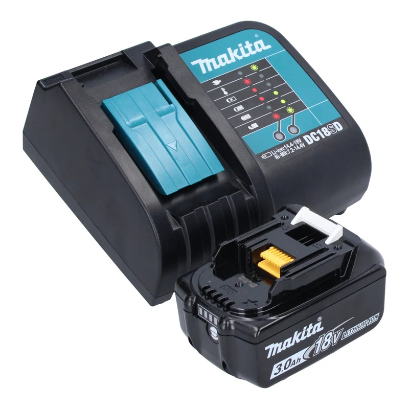 Makita DML 816 SF1 Lampe de travail sans fil 18 V 100 - 500 lm LED + 1x batterie 3,0 Ah + chargeur