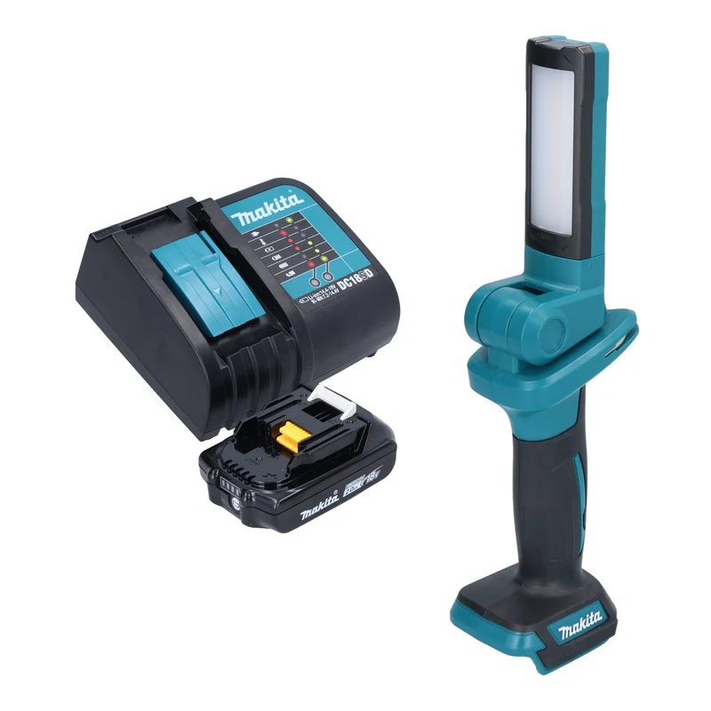 Makita DML 816 SA1 Lampe de travail sans fil 18 V 100 - 500 lm LED + 1x batterie 2,0 Ah + chargeur