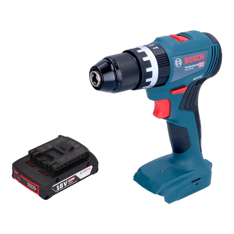 Bosch GSB 18V-45 Professional perceuse à percussion sans fil 18 V 45 Nm sans balais + 1x batterie 2,0 Ah - sans chargeur
