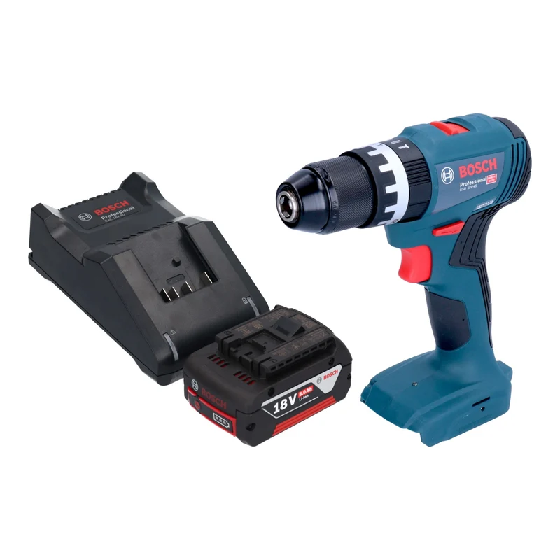 Bosch GSB 18V-45 Professional Perceuse-visseuse à percussion sans fil 18 V 45 Nm Brushless + 1x batterie 5,0 Ah + chargeur