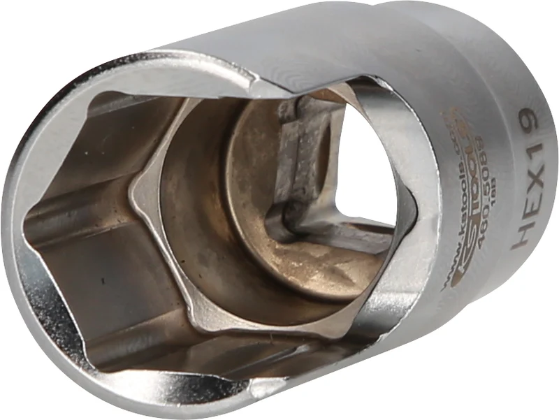 KS TOOLS Douille de raccord de tube coudée spéciale 3/8', 19 mm ( 460.5089 )