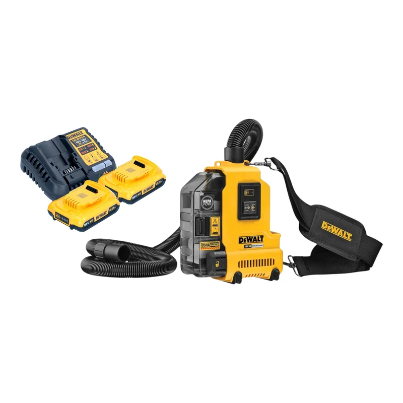 DeWalt DWH 161 D2 Aspirateur universel sans fil 18 V 0,21 l Brushless + 2x batterie 2,0 Ah + chargeur