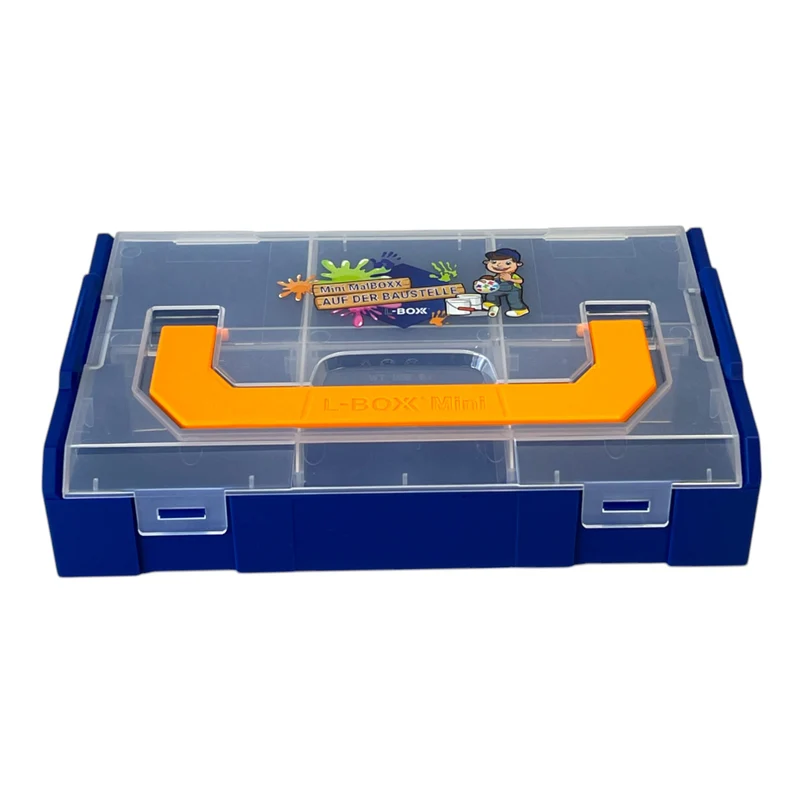 L-BOXX Mini Kids Livre de coloriage Oskar le bricoleur avec jeu de crayons 6 pièces + L-Boxx Mini ( 6100001481 )