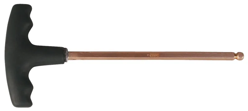 KS TOOLS Clés mâles tête sphérique, poignée en T BERYLLIUMplus 4 mm ( 962.0961 )