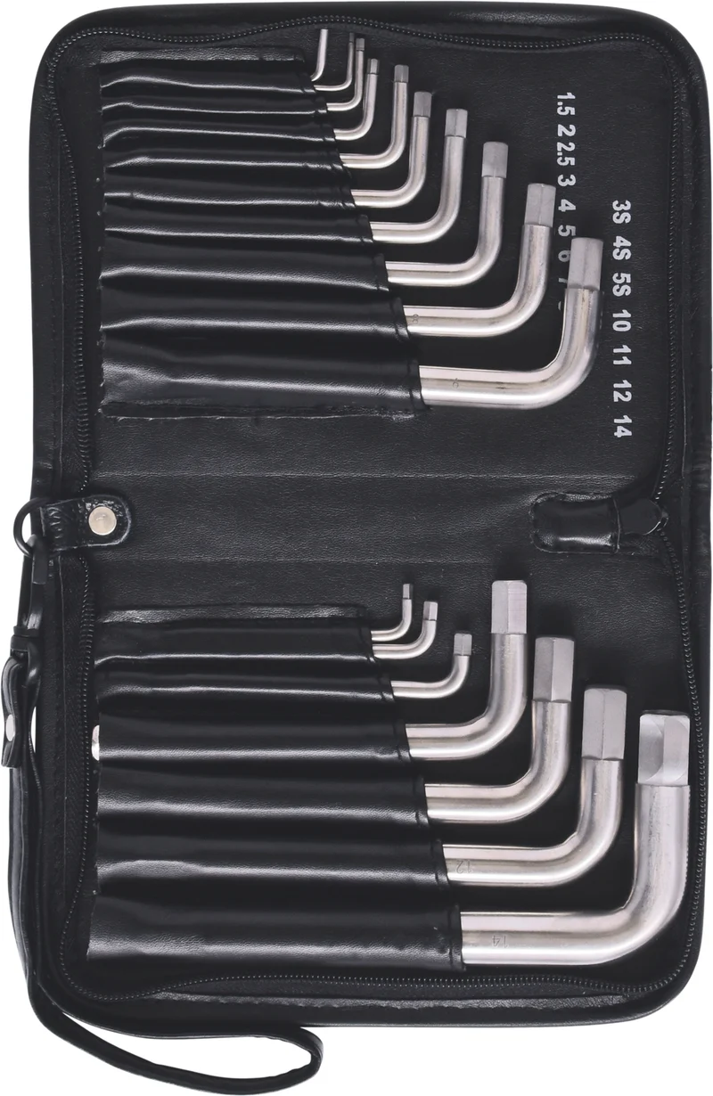 KS TOOLS Jeu de clés mâles six pans TITANplus, 17 pcs ( 965.2004 )