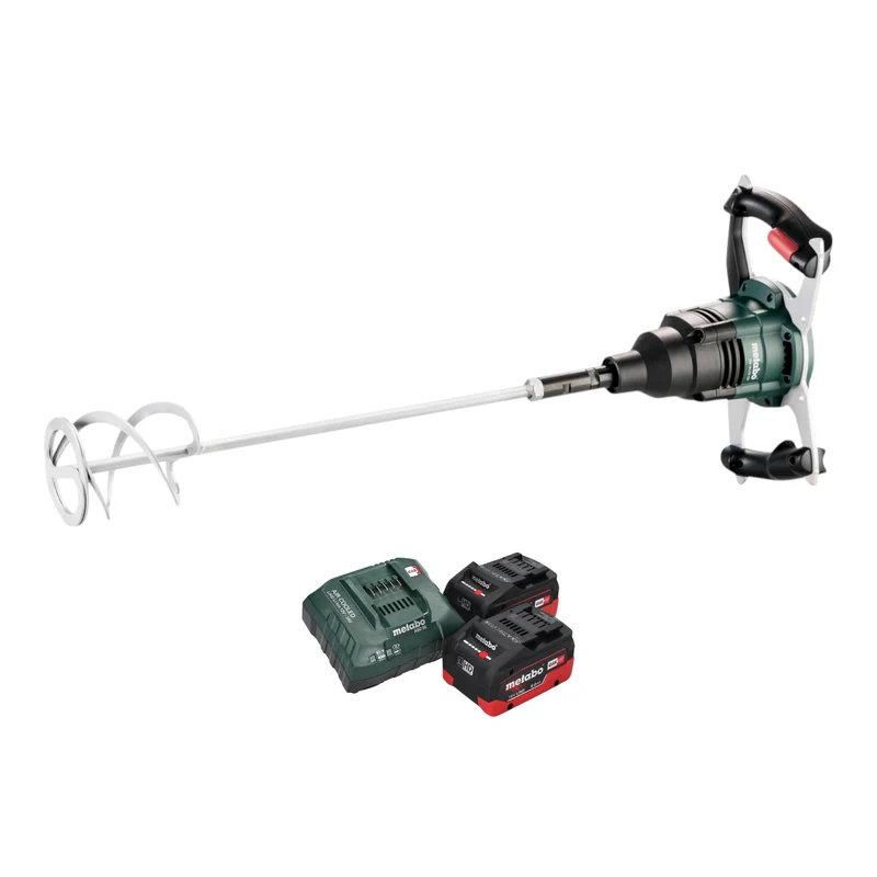 Metabo RW 18 LTX 120 Ruhrwerk sans fil 18 V 40 l Volume de mélange 2x batterie LiHD 8,0 Ah + chargeur