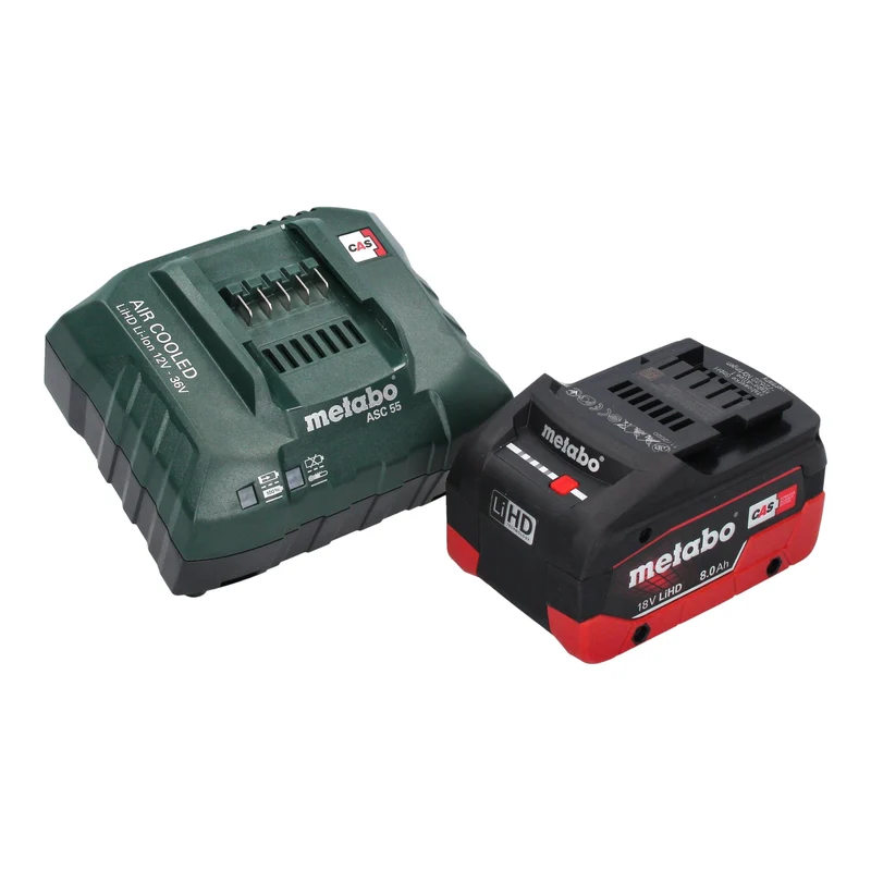 Metabo RW 18 LTX 120 Ruhrwerk sans fil 18 V 40 l volume de mélange 1x batterie LiHD 8,0 Ah + chargeur