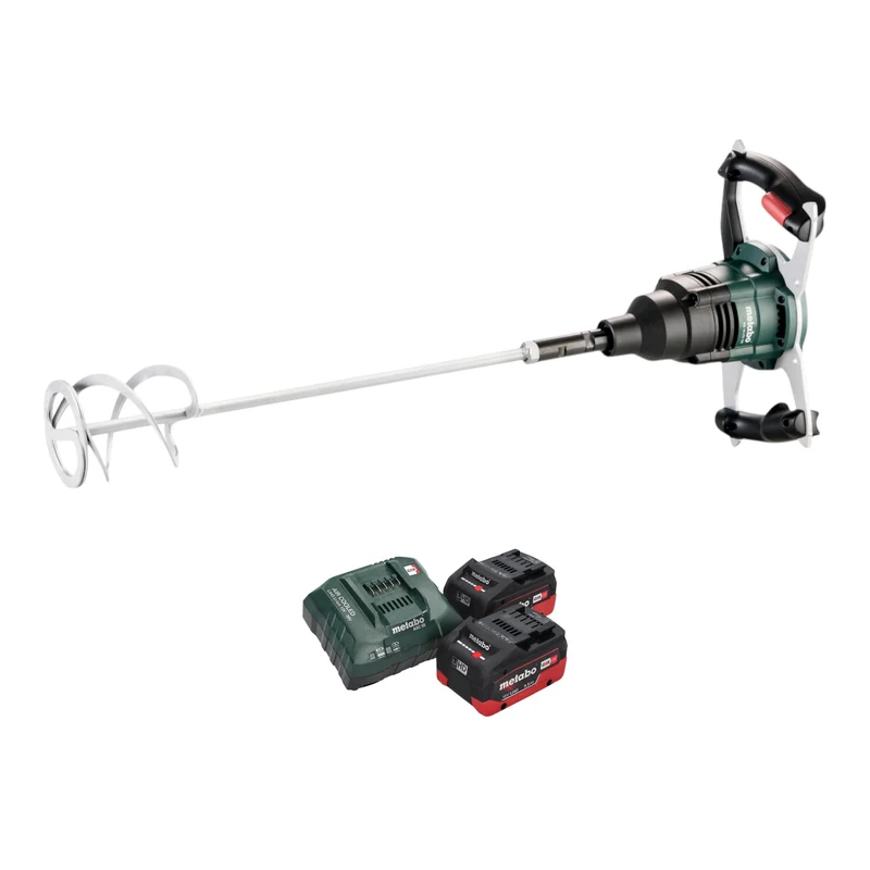 Metabo RW 18 LTX 120 Ruhrwerk sans fil 18 V 40 l Volume de mélange 2x batterie LiHD 5,5 Ah + chargeur