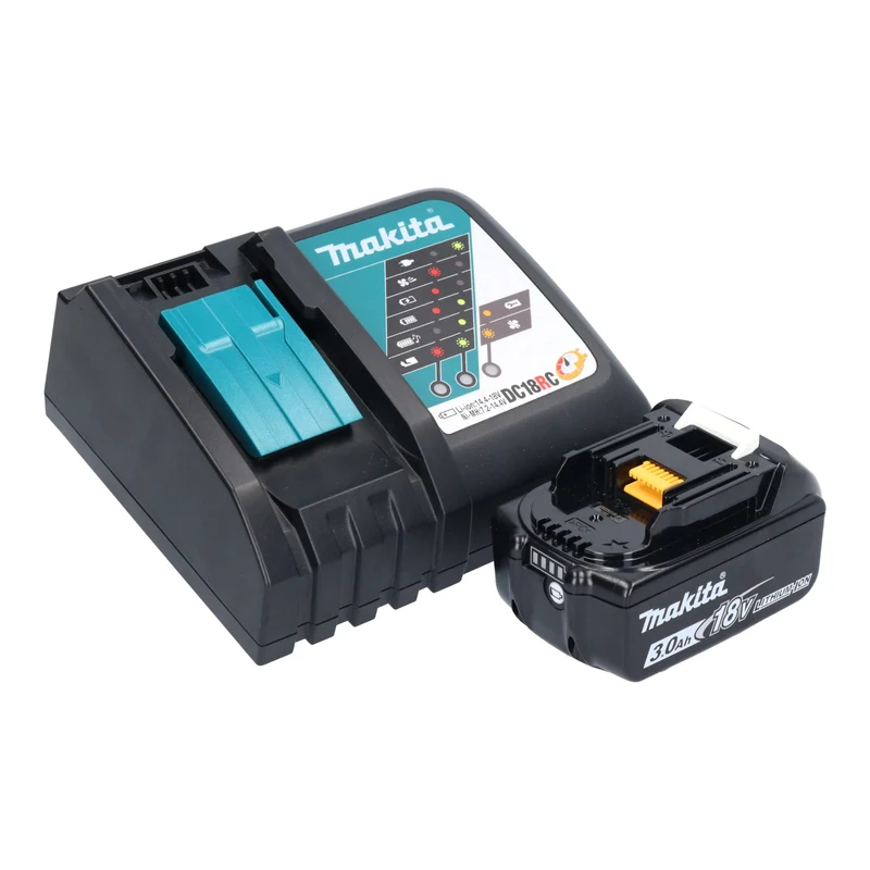 Makita DLX 2278 RF1J Kit combiné batterie + Perceuse-visseuse à percussion 54 Nm DHP 484 + Marteau perforateur 1,2 J DHR 171 + 1x batterie 3,0 Ah + chargeur + Makpac