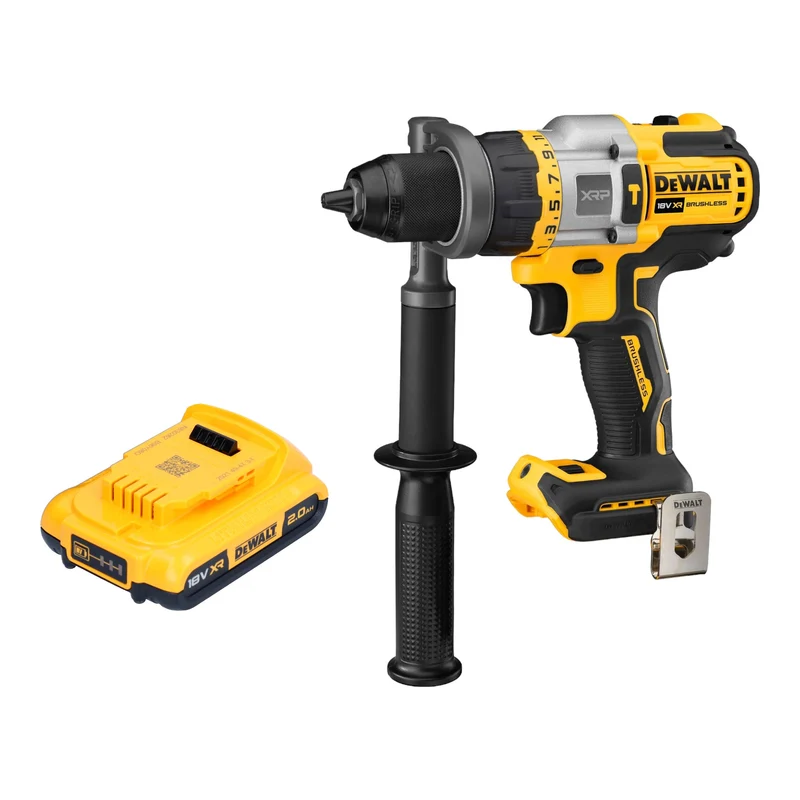 DeWalt DCD 999 N Perceuse-visseuse à percussion sans fil 18 V 95 Nm Brushless + 1x batterie 2,0 Ah - sans chargeur