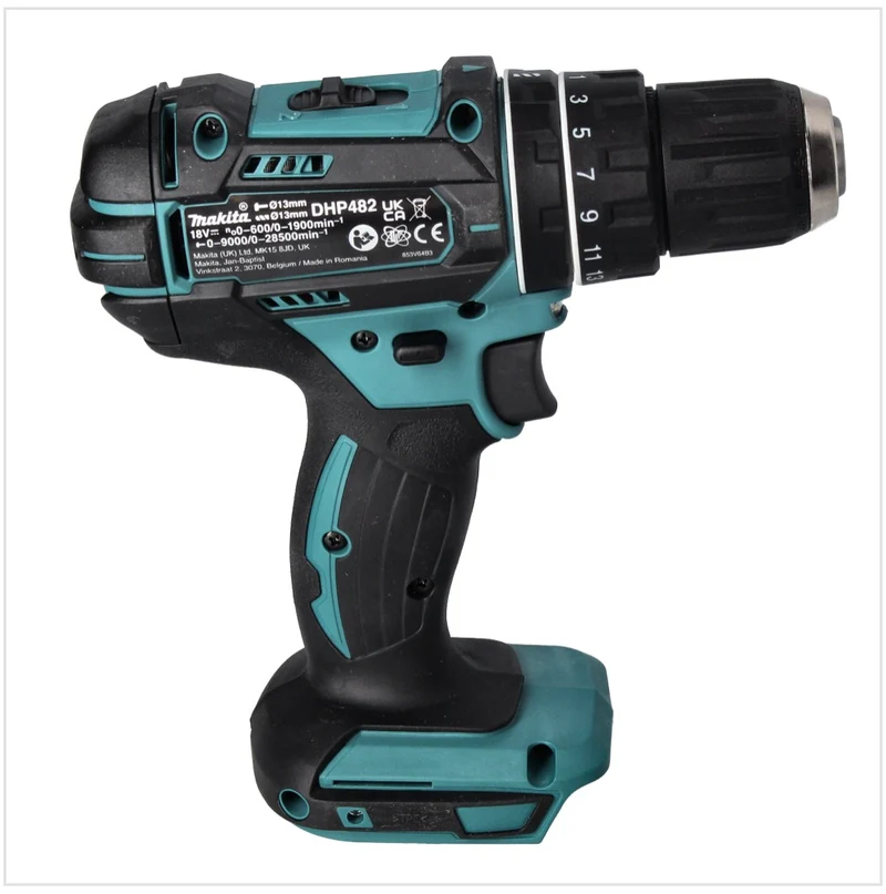 Toolbrothers Mètre pliant + DHP 482 RF1 Perceuse-visseuse à percussion sans fil 18 V 62 Nm + 1x batterie 3,0 Ah + chargeur