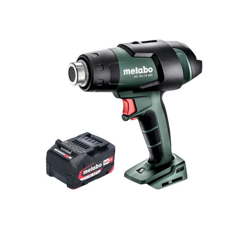 Metabo HG 18 LTX 500 Bloc batterie 18 V 300 / 500 C + 1x batterie 4,0 Ah - sans chargeur