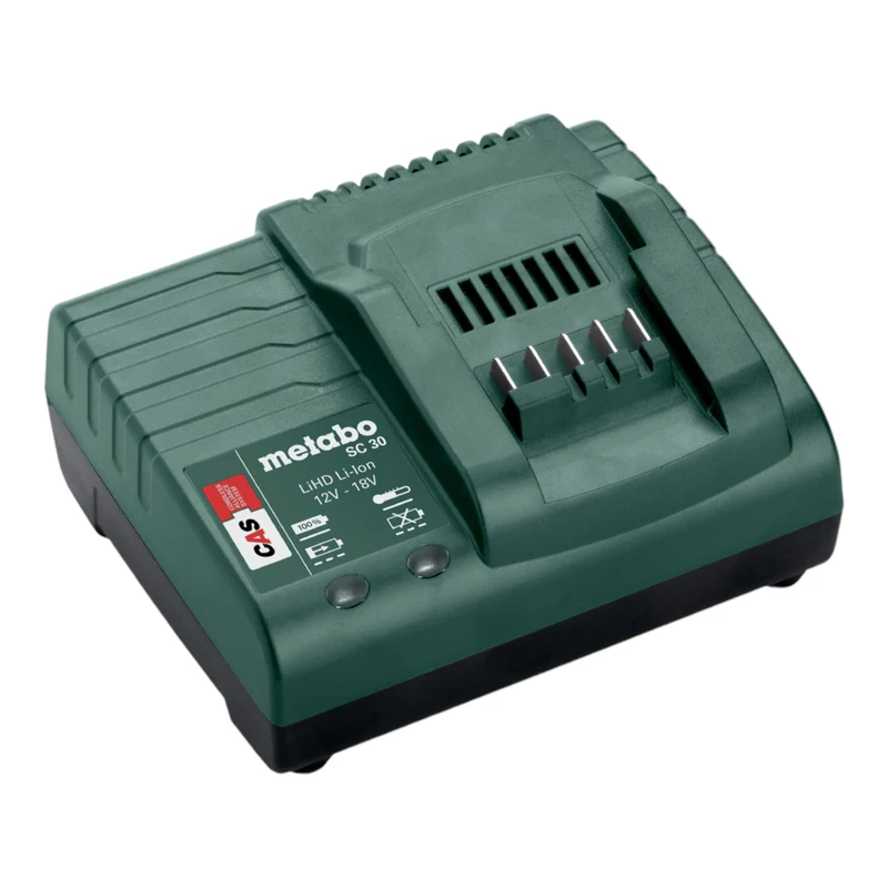 Metabo Set de base 12 V 4x bloc batterie Li-Power 2,0 Ah ( 4x 625406000 ) + chargeur SC 30 ( 316067840 )