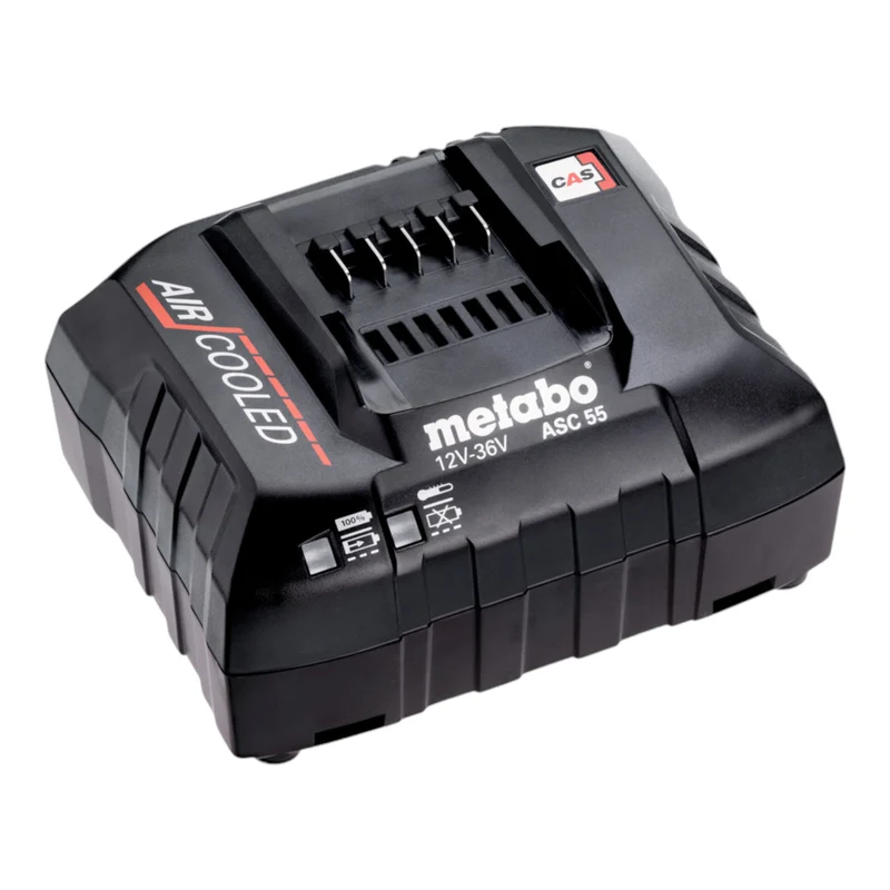 Metabo Set de base 1x bloc batterie LiHD 12 V 4,0 Ah ( 625349000 ) + chargeur ASC 55 ( 627044000 )
