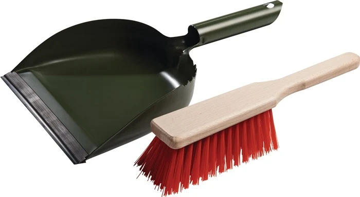 Set de pelles à poussière ( 9000470004 ) avec poignée métallique Métal, peint