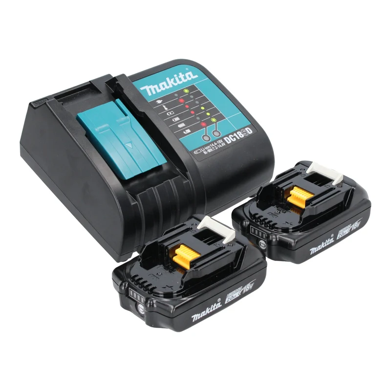 Makita DML 816 SA Lampe de travail sans fil 18 V 100 - 500 lm LED + 2x batterie 2,0 Ah + chargeur
