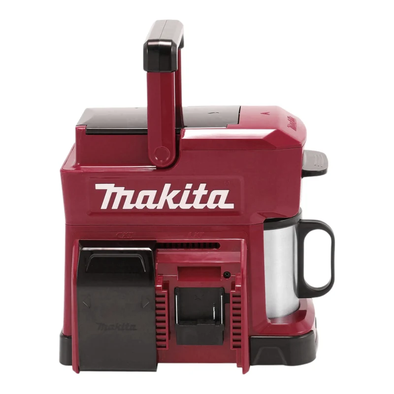 Makita DCM 501 FAR Cafetière sans fil 12 V maxi / 18 V rouge + 1x batterie 3,0 Ah - sans chargeur