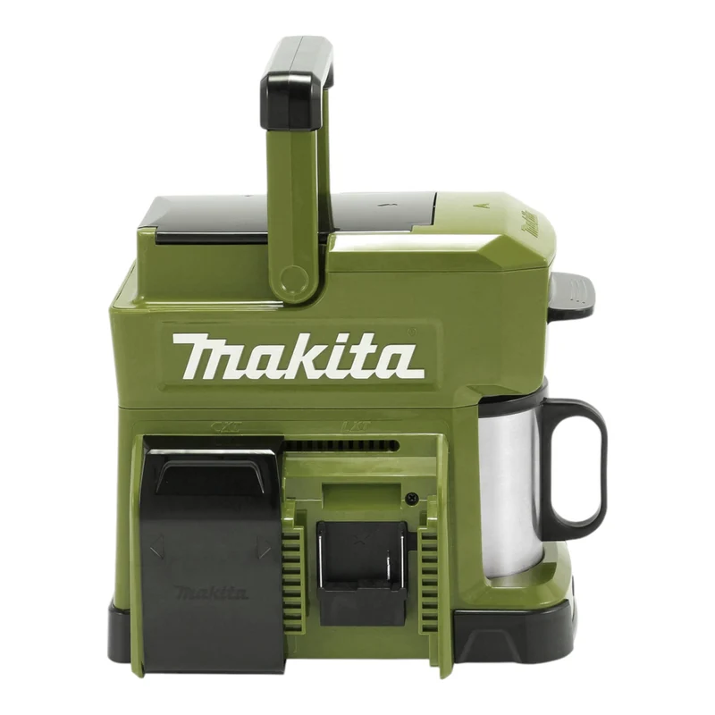 Makita DCM 501 FO Cafetière sans fil 12 V maxi / 18 V olive + 1x batterie 3,0 Ah - sans chargeur