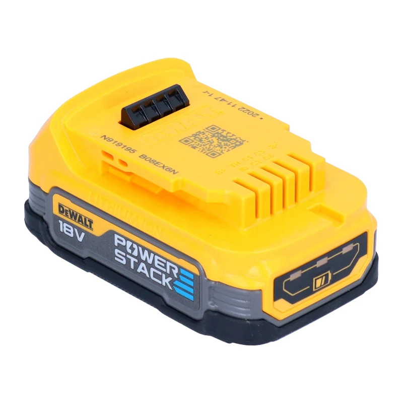 DeWalt DCB 1102 E1 Kit de démarrage sans fil 18 V avec 1x batterie Powerstack 1,7 Ah + chargeur DCB 1102