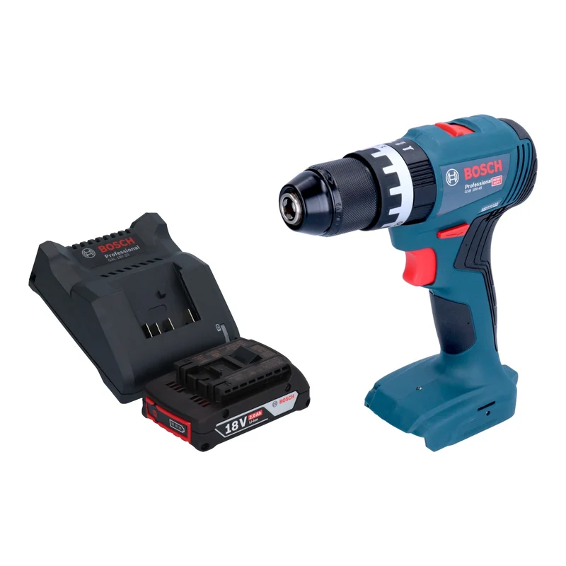 Bosch GSB 18V-45 Professional perceuse à percussion sans fil 18 V 45 Nm sans balais + 1 batterie 2,0 Ah + chargeur