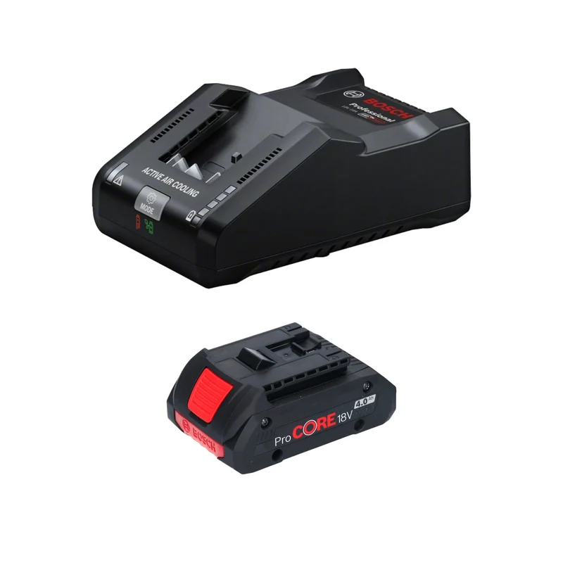 Kit de démarrage Bosch 1x ProCORE 18 V 4,0 Ah Professional Batterie Li-Ion ( 1600A016GB ) + chargeur GAL 18V-160 Professional ( 1600A02T5G )