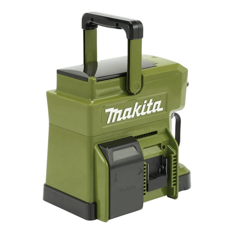 Makita DCM 501 SFO Cafetière sans fil 12 V maxi / 18 V Olive - Outdoor Adventure Edition + 1x batterie 3,0 Ah + chargeur