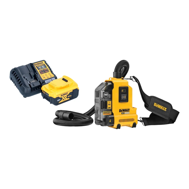 DeWalt DWH 161 P1 Aspirateur universel à batterie 18 V 0,21 l Brushless + 1x batterie 5,0 Ah + chargeur