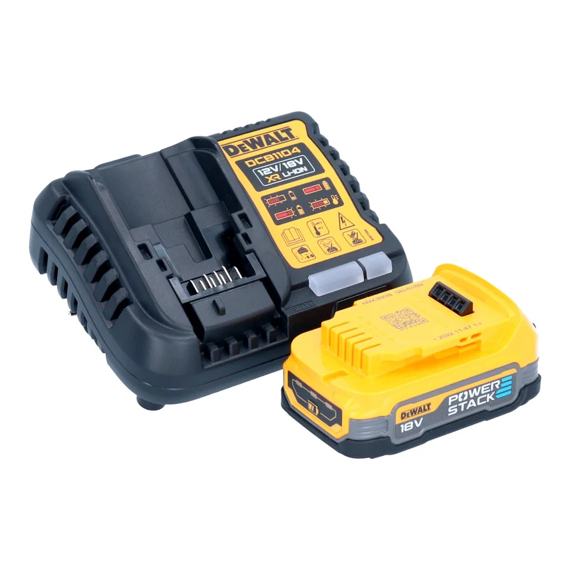 DeWalt DWH 161 E1 Aspirateur universel à batterie 18 V 0,21 l Brushless + 1x batterie Powerstack 1,7 Ah + chargeur