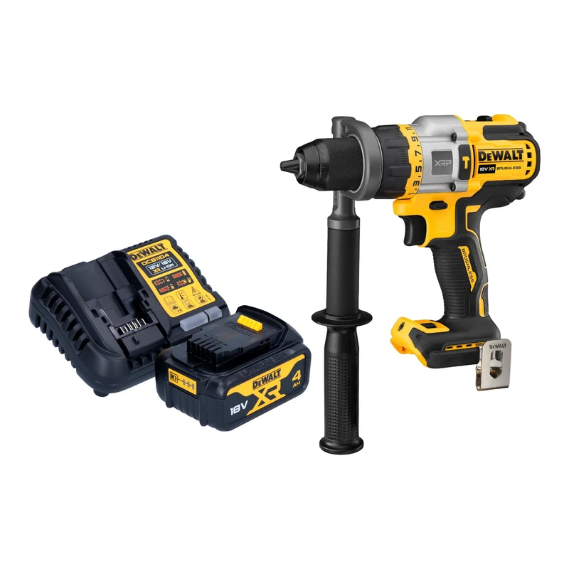 DeWalt DCD 999 M1 Perceuse-visseuse à percussion sans fil 18 V 95 Nm Brushless + 1x batterie 4,0 Ah + chargeur