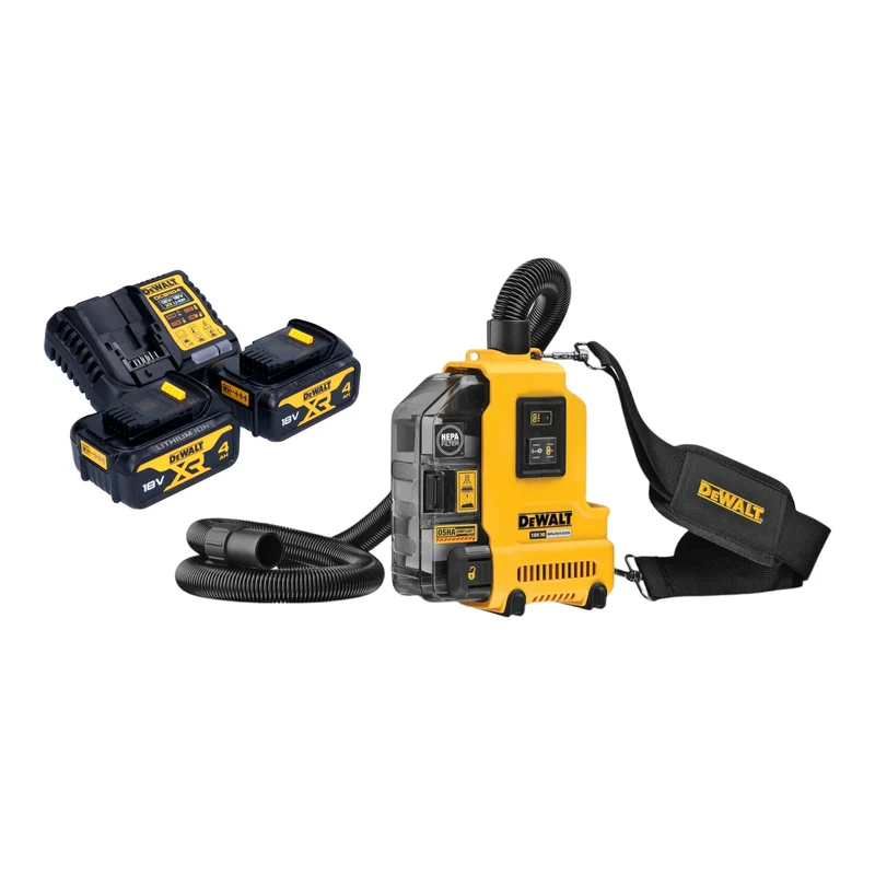 DeWalt DWH 161 M2 Aspirateur universel sans fil 18 V 0,21 l Brushless + 2x batterie 4,0 Ah + chargeur