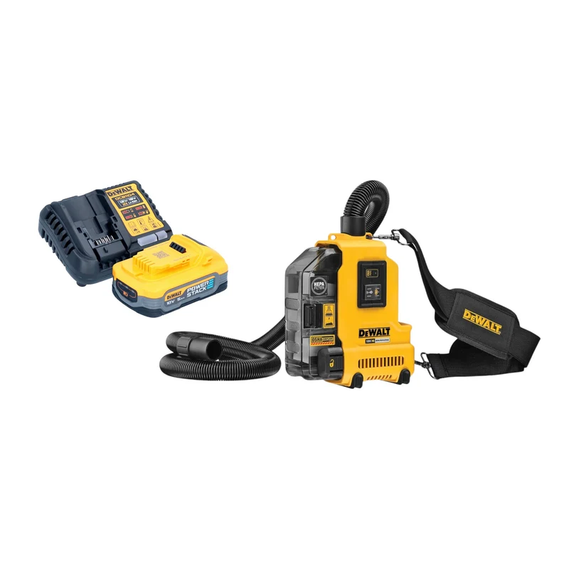DeWalt DWH 161 H1 Aspirateur universel à batterie 18 V 0,21 l Brushless + 1x batterie Powerstack 5,0 Ah + chargeur