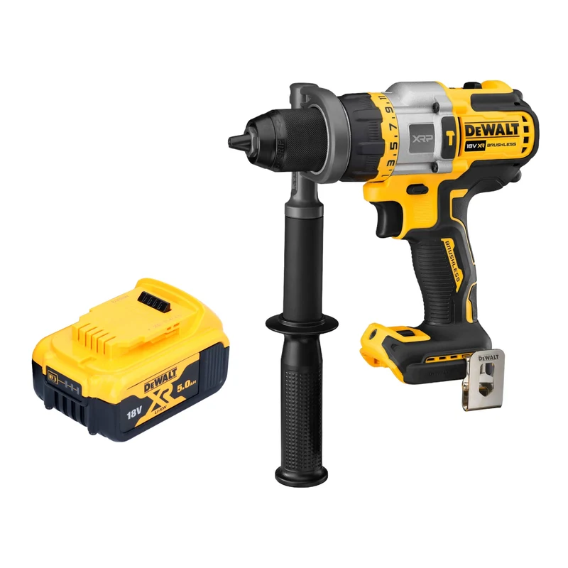 DeWalt DCD 999 N Perceuse-visseuse à percussion sans fil 18 V 95 Nm Brushless + 1x batterie 5,0 Ah - sans chargeur