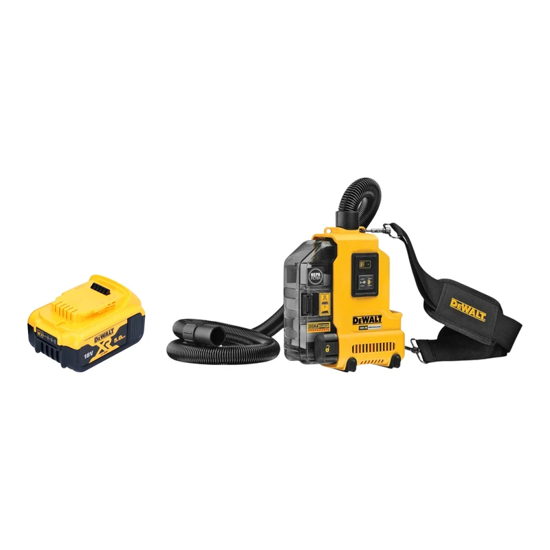 DeWalt DWH 161 N Aspirateur universel à batterie 18 V 0,21 l Brushless + 1x batterie 5,0 Ah - sans chargeur