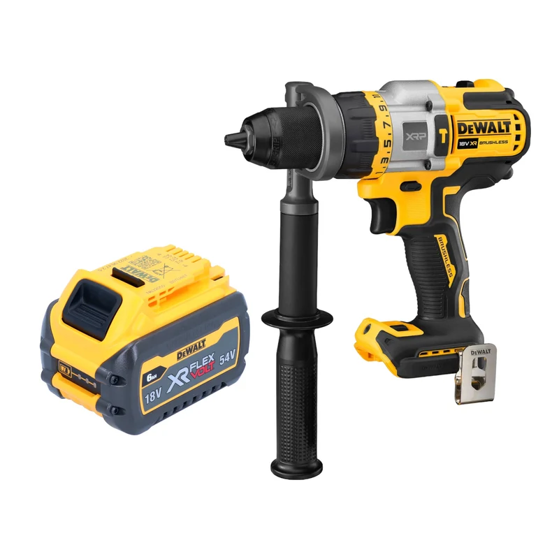DeWalt DCD 999 N Perceuse-visseuse à percussion sans fil 18 V 95 Nm Brushless + 1x batterie 6,0 Ah - sans chargeur