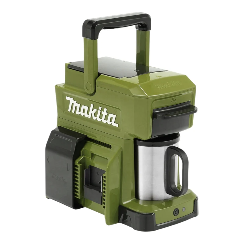 Makita DCM 501 ZO Cafetière sans fil 12 V maxi / 18 V Olive - Outdoor Adventure Edition Solo - sans batterie, sans chargeur