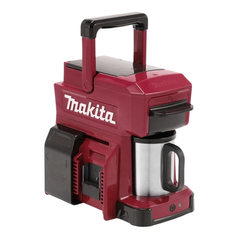 Makita DCM 501 ZAR Cafetière sans fil 12 V maxi / 18 V rouge Solo - sans batterie, sans chargeur