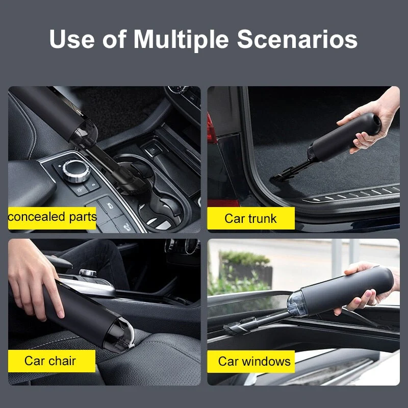 Rechargeable Wireless Quick Car Vacuum Cleaner