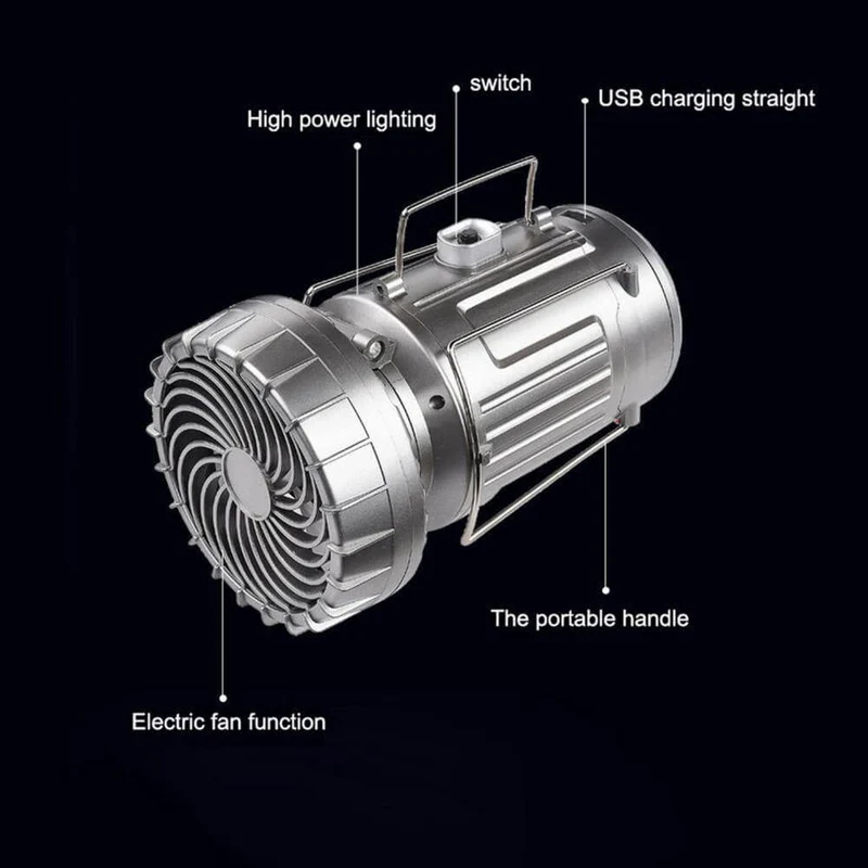 Multifunctional Waterproof Camping Power Bank Light