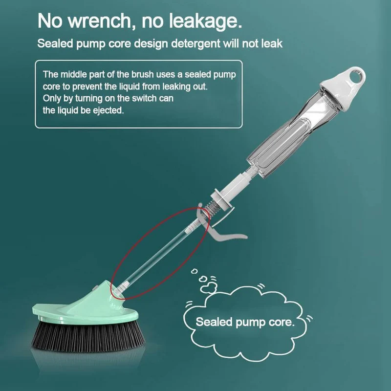 Multifunctional Kitchen Dish Soap Dispensing Brush