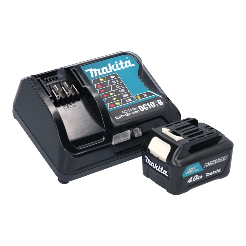 Makita HP 332 DSM1E Perceuse-visseuse à percussion sans fil 12 V max. 35 Nm Brushless + 1x batterie 4,0 Ah + chargeur + coffret