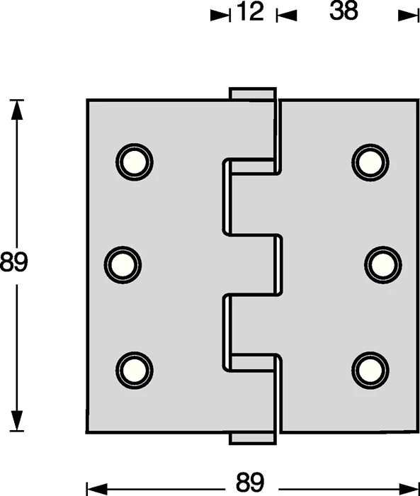 Intersteel charnière de porte à roulement à billes ( 3000255605 ) acier inoxydable à froid mat broche extensible