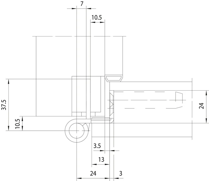 Paumelle Simonswerk VARIANT VX 7939 ( 3000700118 ) inox brossé mat 160 kg portes à recouvrement