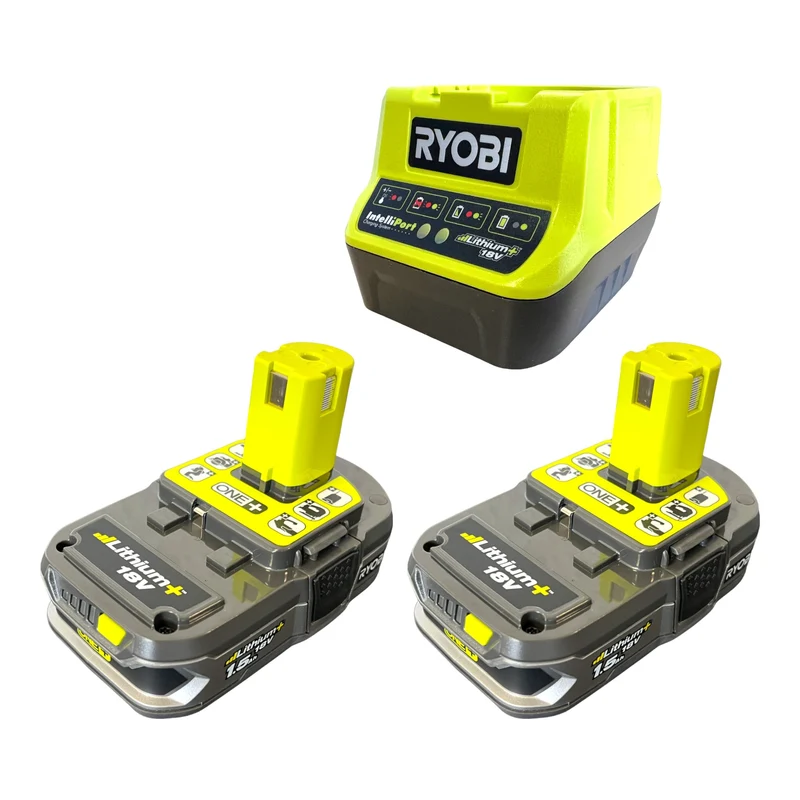 RYOBI R18I-215 Compresseur sans fil 18 V pression 10,34 bar + 2x batterie 1,5 Ah + chargeur